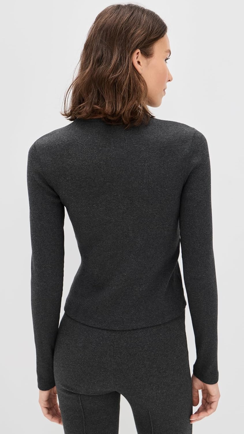 DONNI. Women's Ribbed Cardigan - Image 4