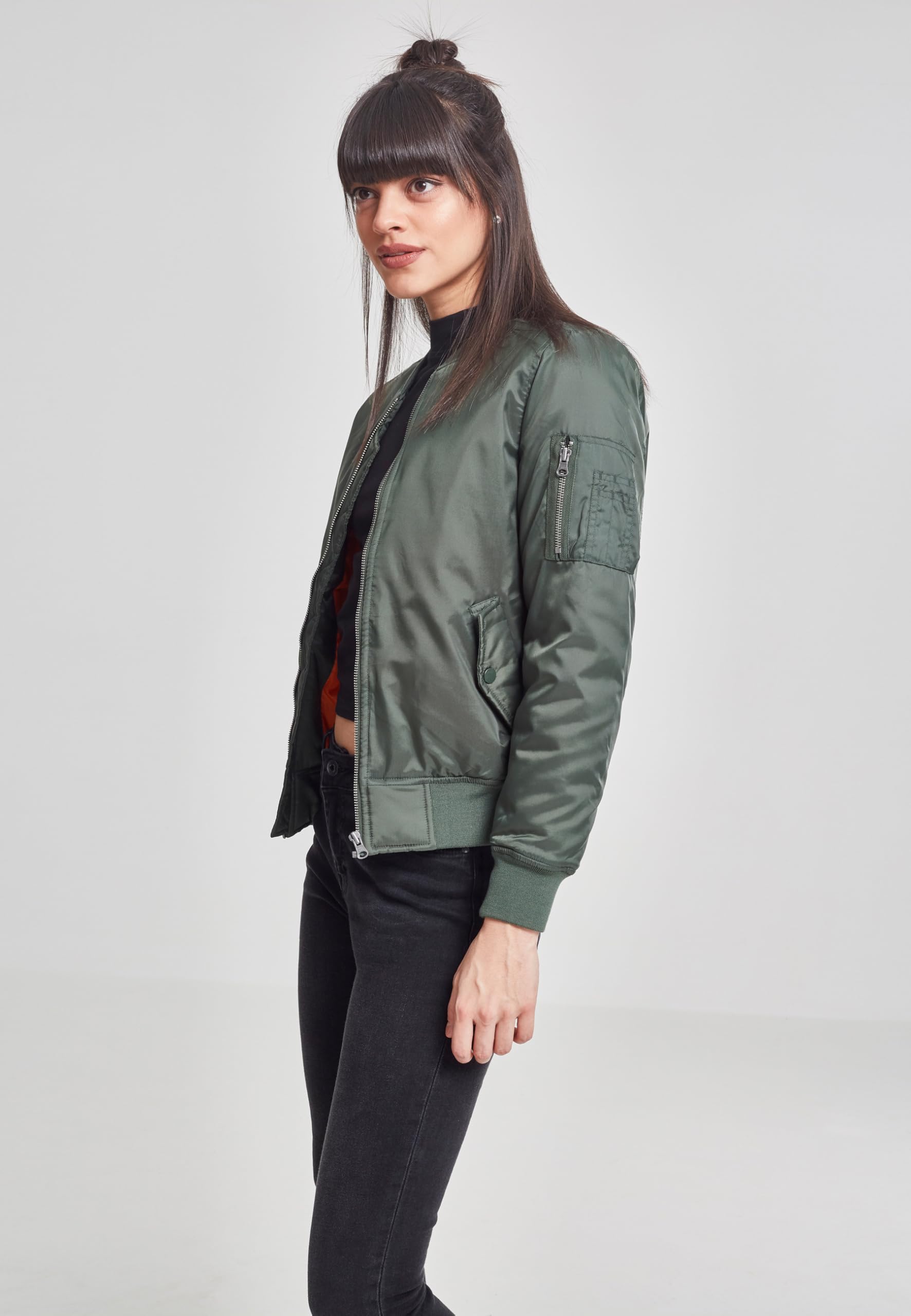 Urban Classics Damen Ladies Basic Bomber Jacket