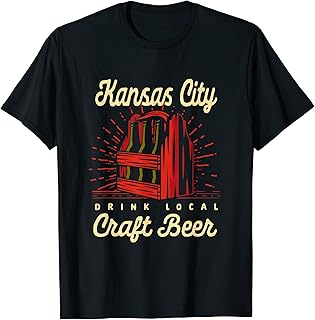 Kansas City Drink Local Craft Beer Missouri Brewer MO T-Shirt