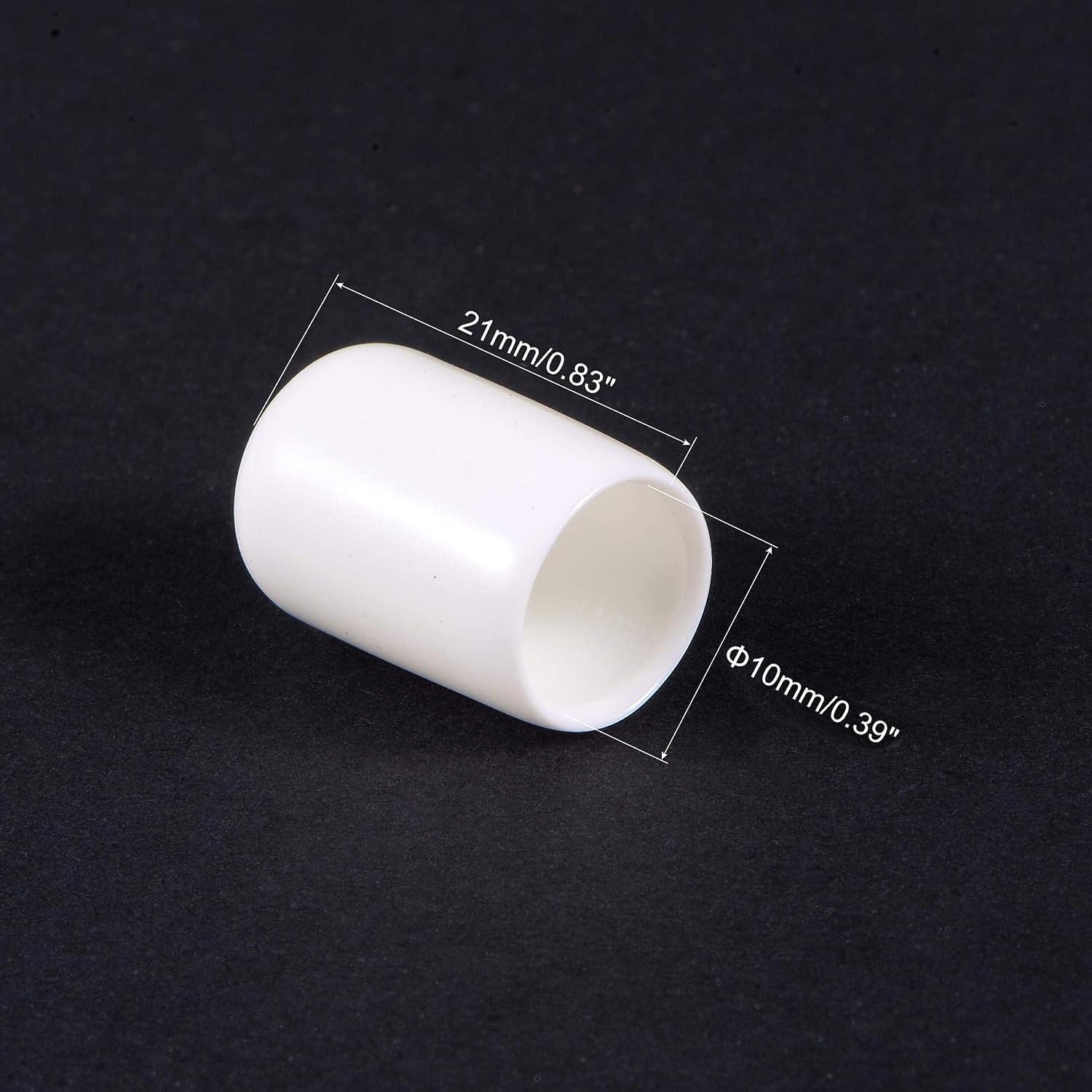 MACHSWON 50pcs Rubber End Caps 10mm ID - Image 2
