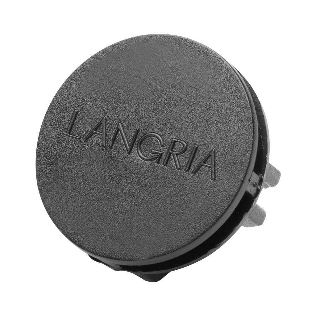 LANGRIA Wire Cube Plastic Connectors for Modular Organizer Closet and Wire Grid Cube Storage Shelving Unit, Set of 8 (Black)