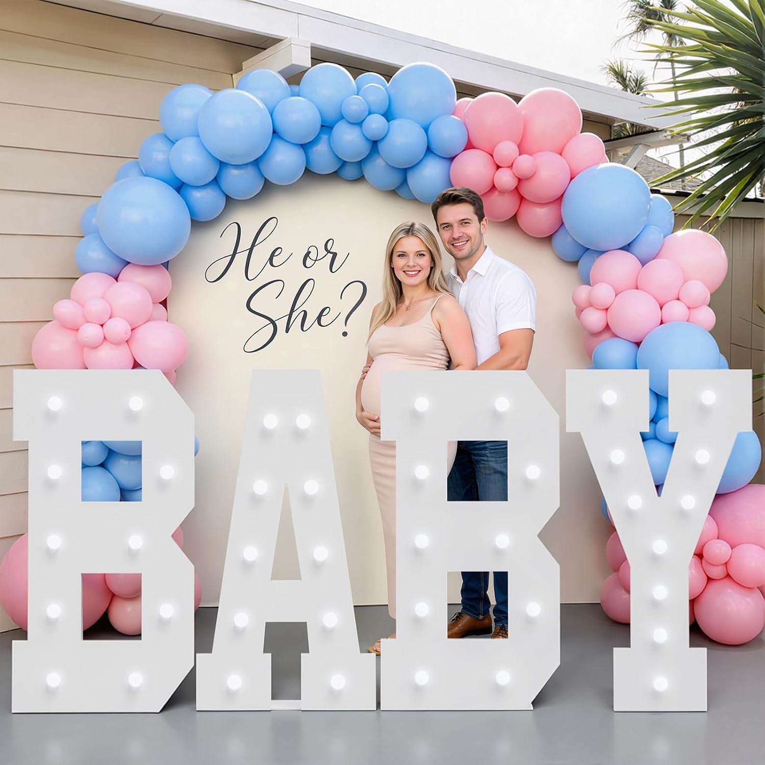 imprsv 4FT Baby Marquee Letters with Cool White Light