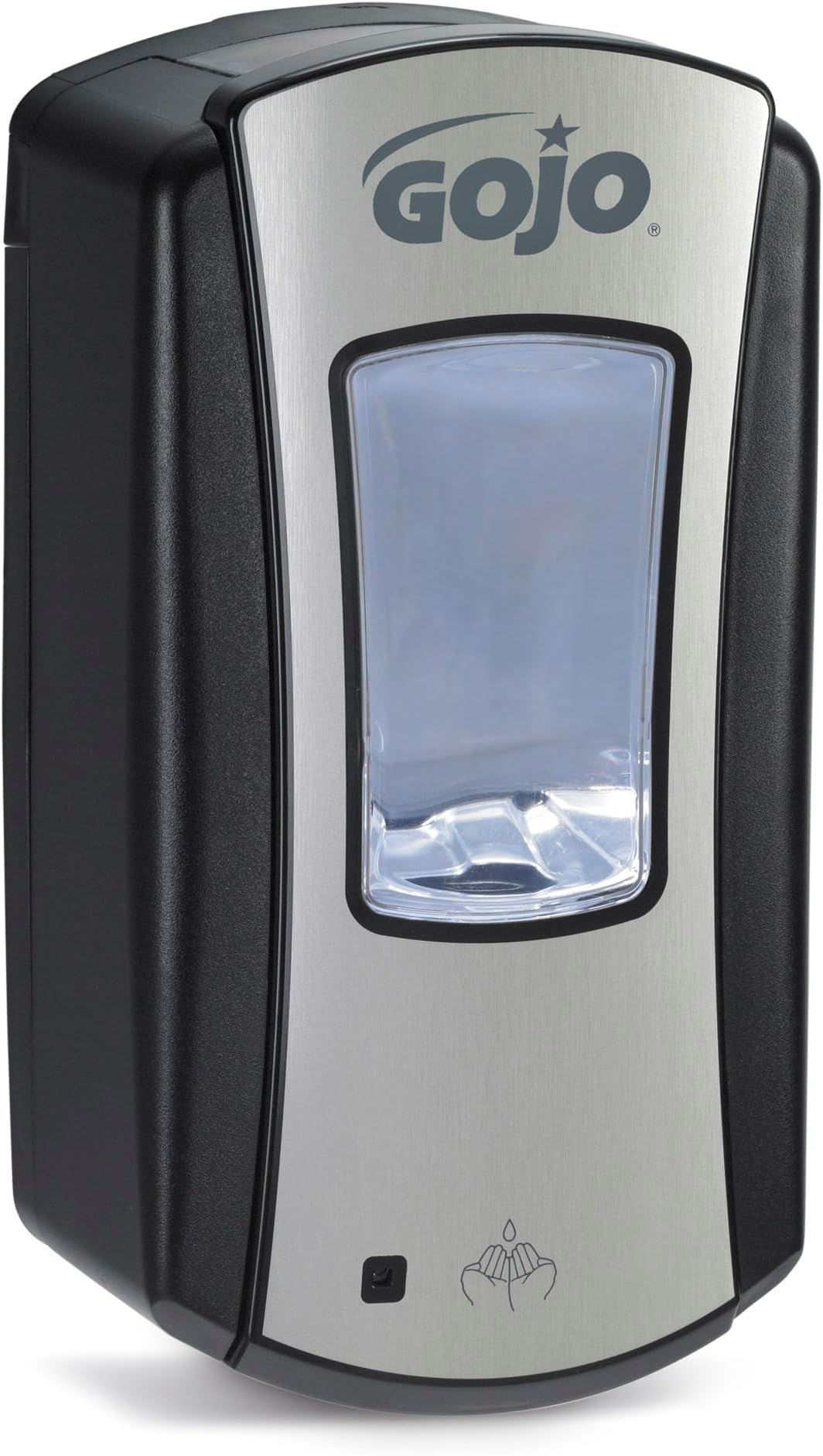 LTX-12 Touch-Free Foam Hand Soap Dispenser, Chrome/Black, for 1200 mL GOJO LTX-12 Foam Hand Soap Refills (Pack of 1) - 1919-01