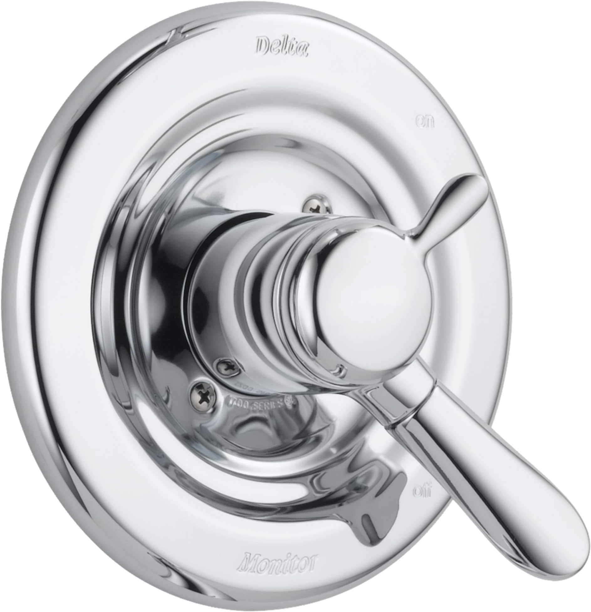 Faucet Lahara 17 Series Dual-Function Shower Handle Valve Trim Kit, Chrome T17038 (Valve Not Included)