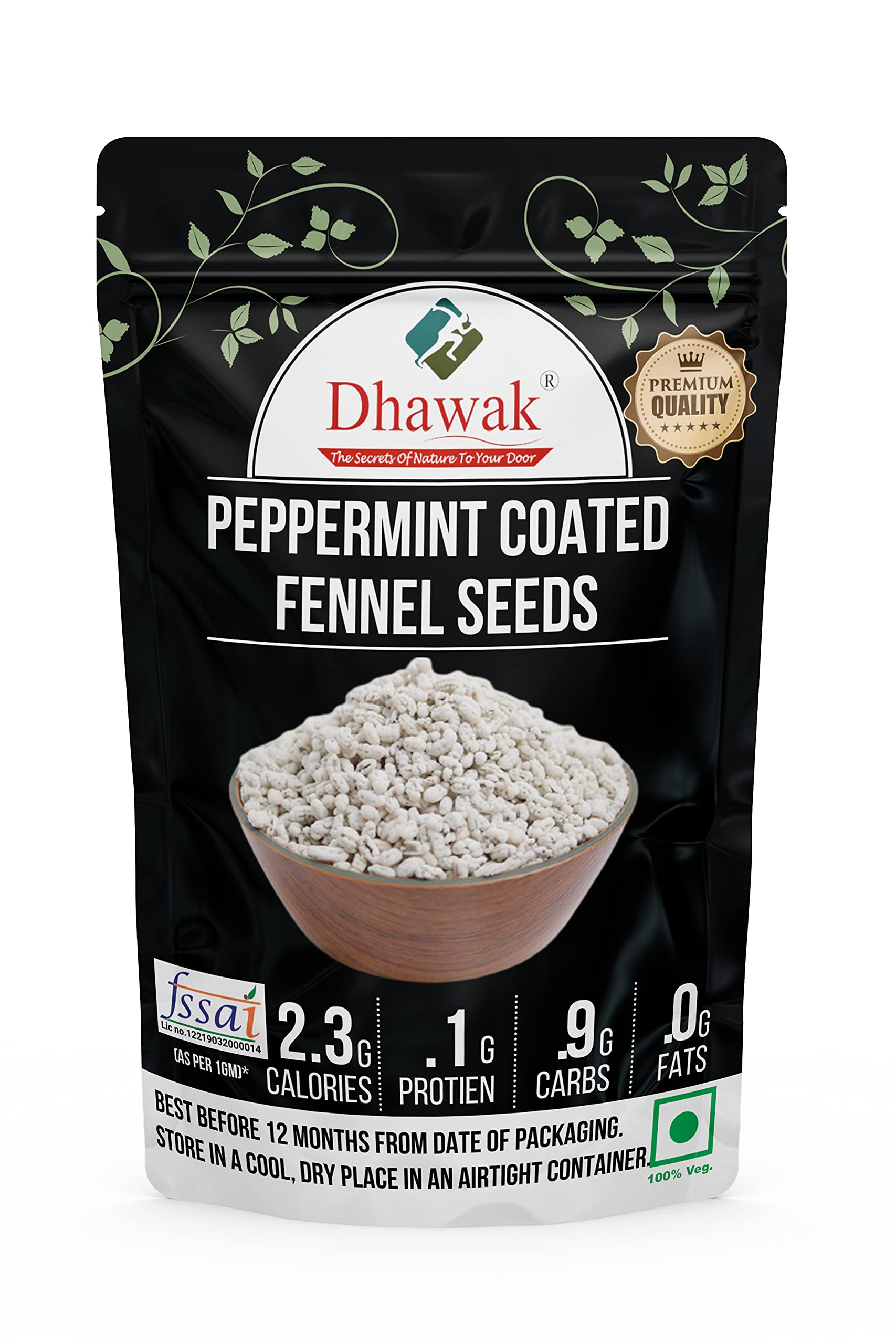 Dhawak Peppermint Coated Fennel Seeds (Thandai Saunf) - 400Gms. (B07MCD1T4Q) Amazon Price History, Amazon Price Tracker