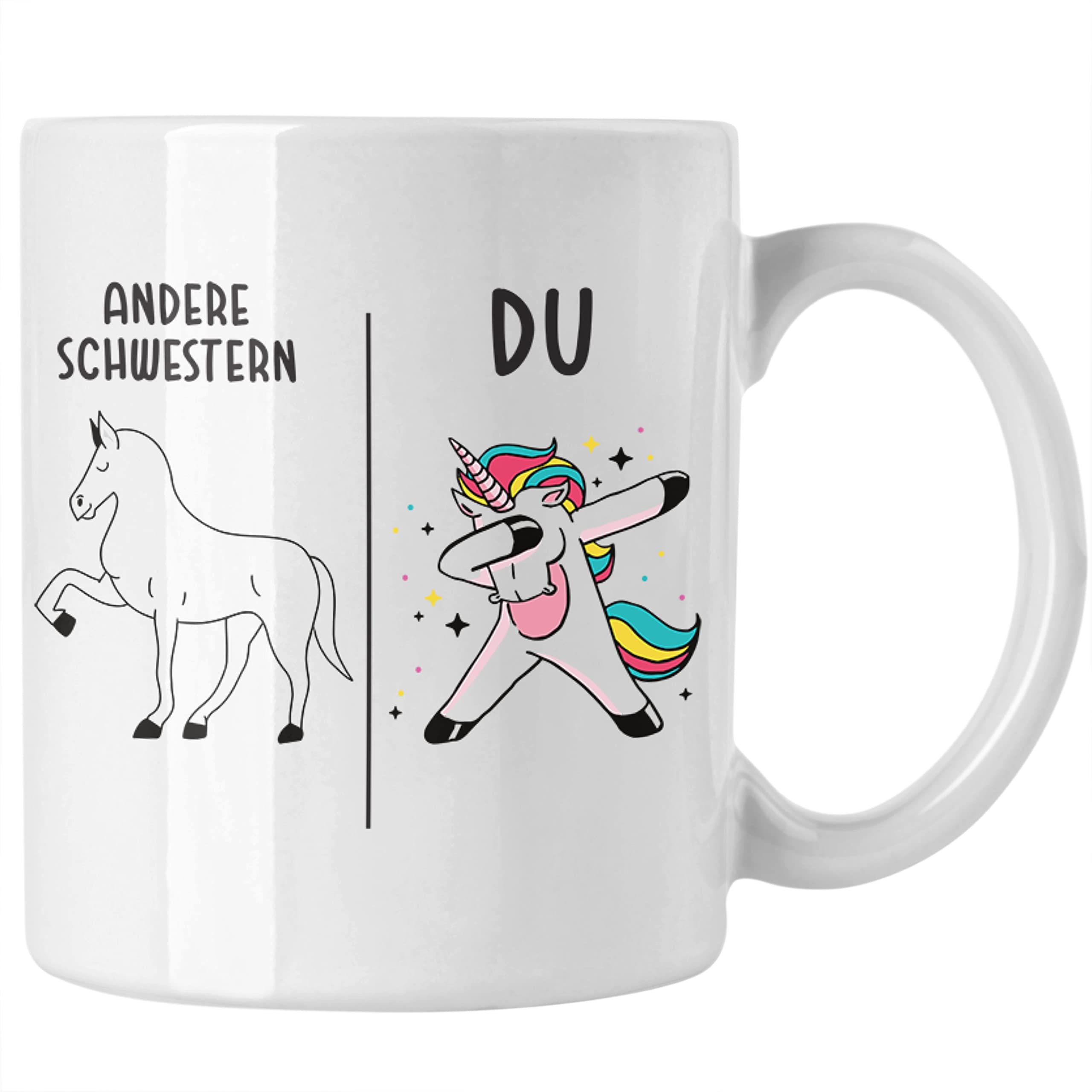 Fashionalarm Tasse « Gott Erschuf Stiefmama » Imprimée Des Deux Côtés