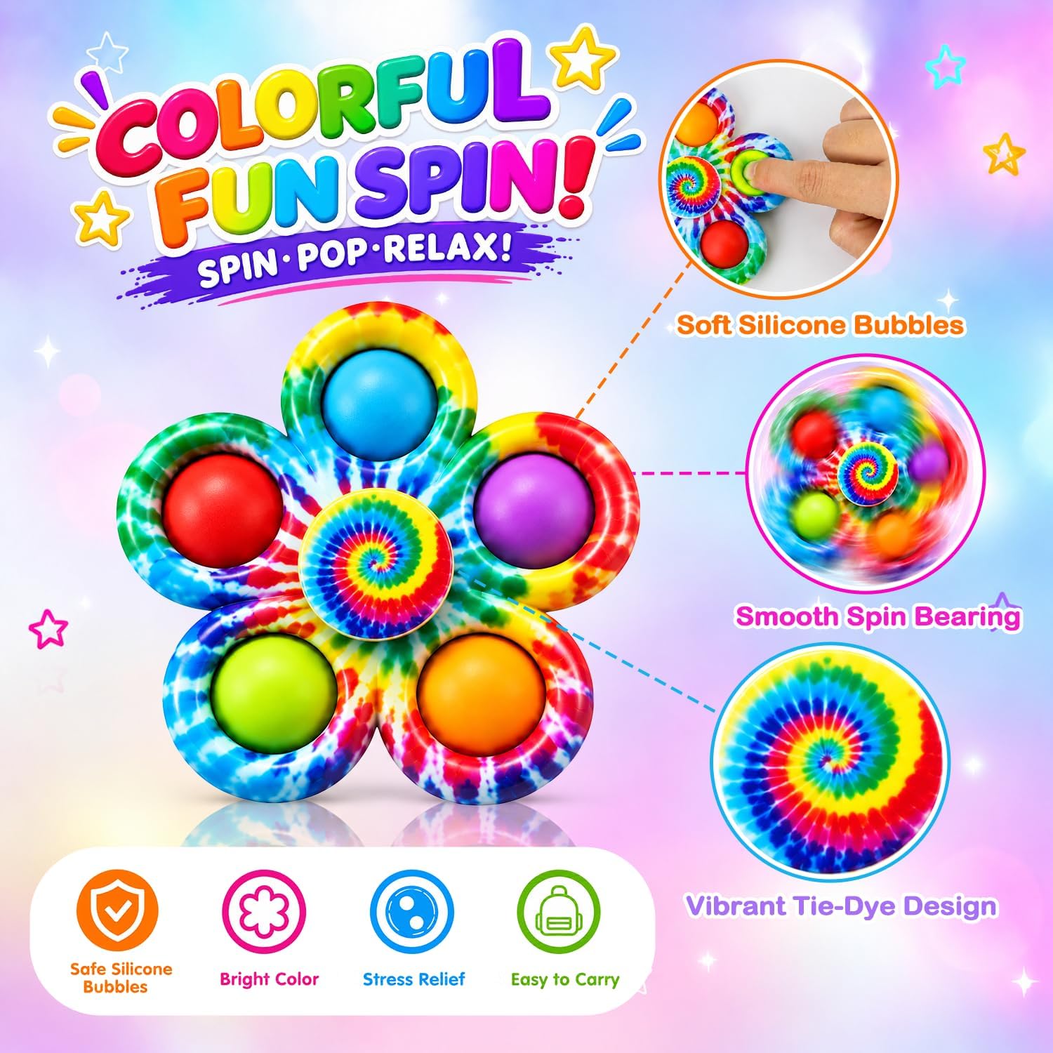 Pop Fidget Spinner Sensory Toys Goodie