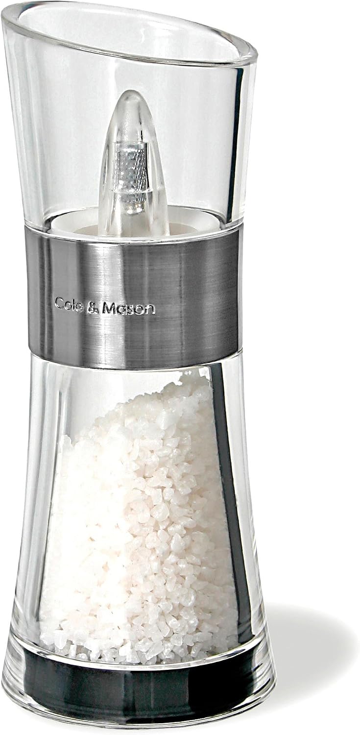 COLE & MASON Inverted Flip Upside Down Salt Grinder