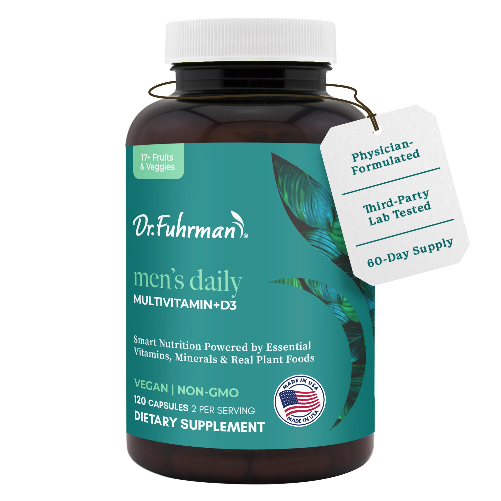 Dr. Fuhrman Women's Daily Multivitamin +D3, Vegan Whole Food, 120 Capsules — Amazon image 9