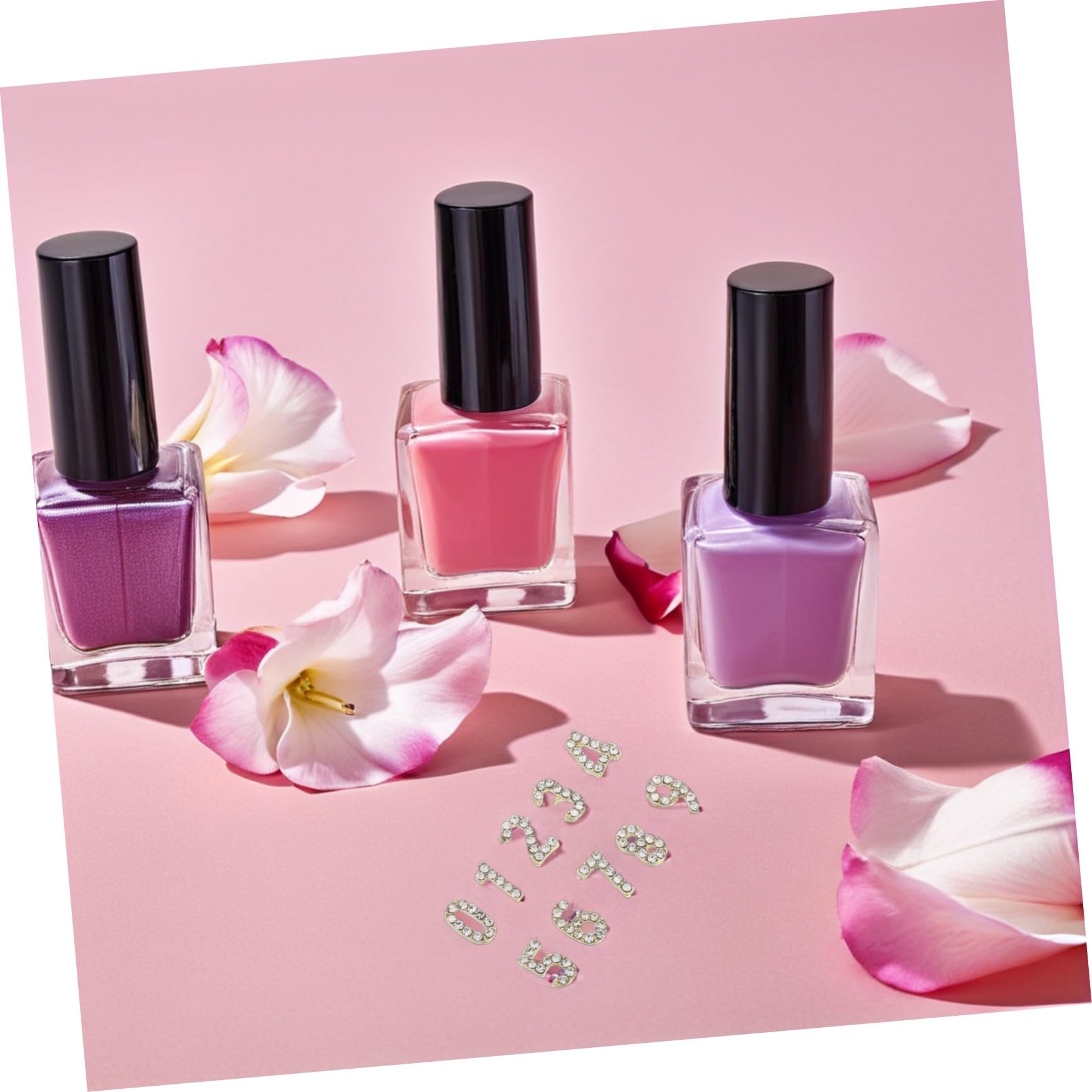 SHERCHPRY 100 Pezzi Di Per Unghie Gioielli Glitter Per Unghie Decorazioni Per Nail Art In