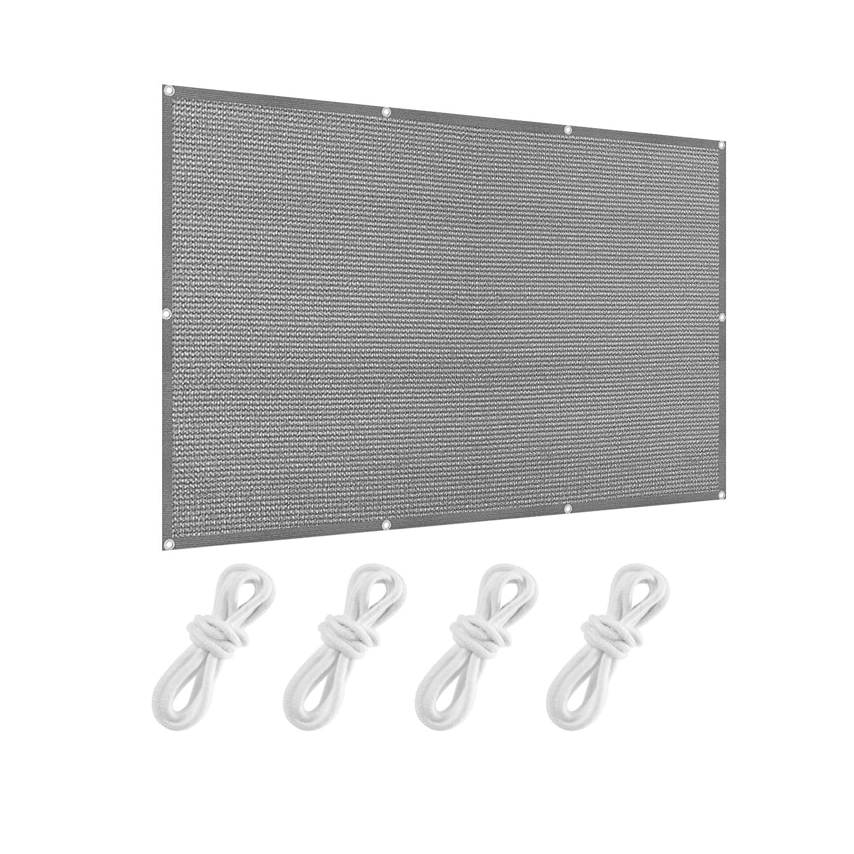 Auvent pare-soleil facile à plier pour camping et jardin gris