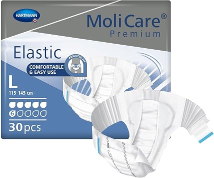 MoliCare Incontinence Brief, Moderate Absorbency, Large, 30 ct | Unisex
