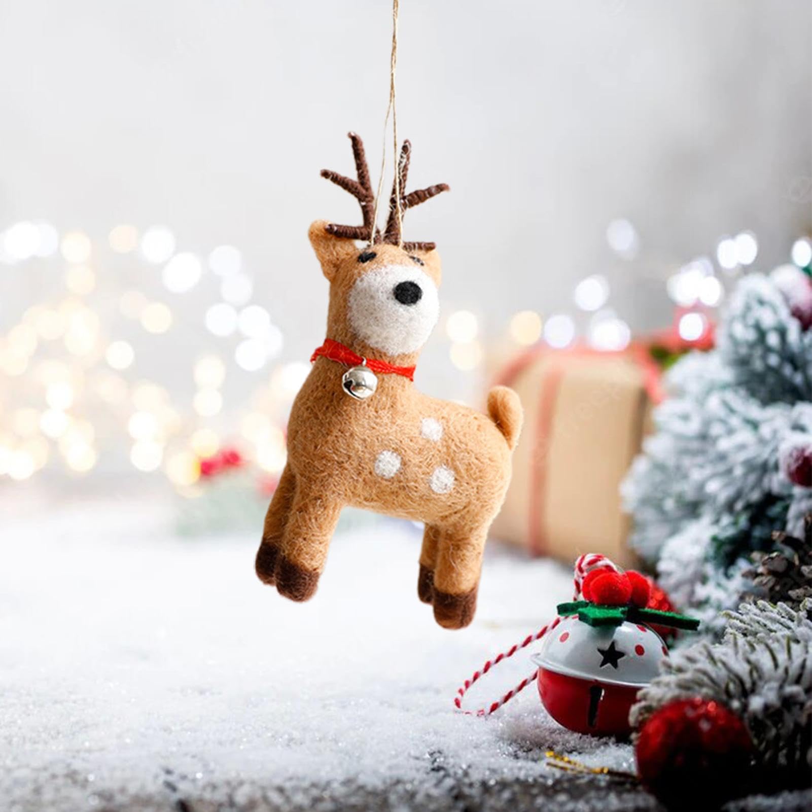 Amazon.co.jp: クリスマスツリー用トナカイオーナメント、鹿