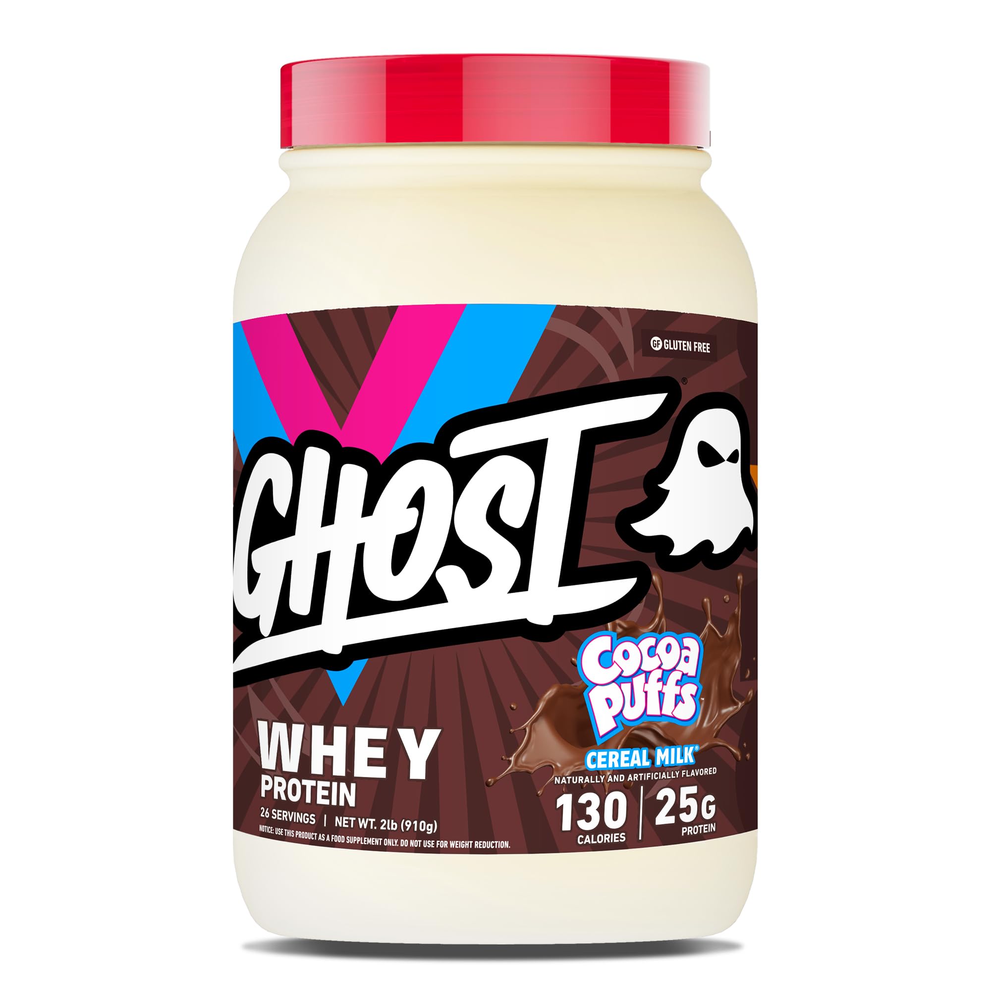 GHOST Whey Protein Powder, Nutter Butter - 2LB, 26G of Protein - Whey Protein Blend - ­Post Workout Fitness & Nutrition Shakes, Smoothies, Baking & Cooking - Cookie Pieces Inside — view 17