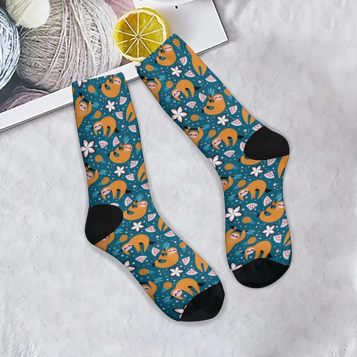 Novelty Funny Crew Socks Casual Athletic Socks for Men Women Crazy Short Socks Gift - Image 3