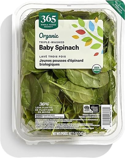 365 by Whole Foods Market Organic Baby Spinach Salad, 5 OZ