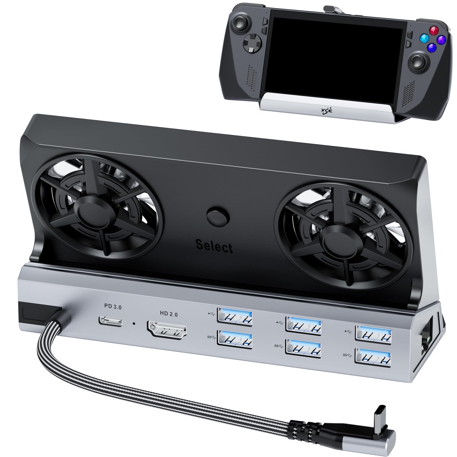 Steam Deck 512GB本体 ＋ Docking Station セット Amazon.com: 12-in-1 Steam Deck Dock with Dual RGB Cooling Fans, 4K