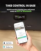 Vista 8 de GROWATT Generador solar, estación de energía portátil de 1512 Wh con panel solar de 200 W, 4 salidas de CA de 110 V2000 W (pico de 4000 W), carga