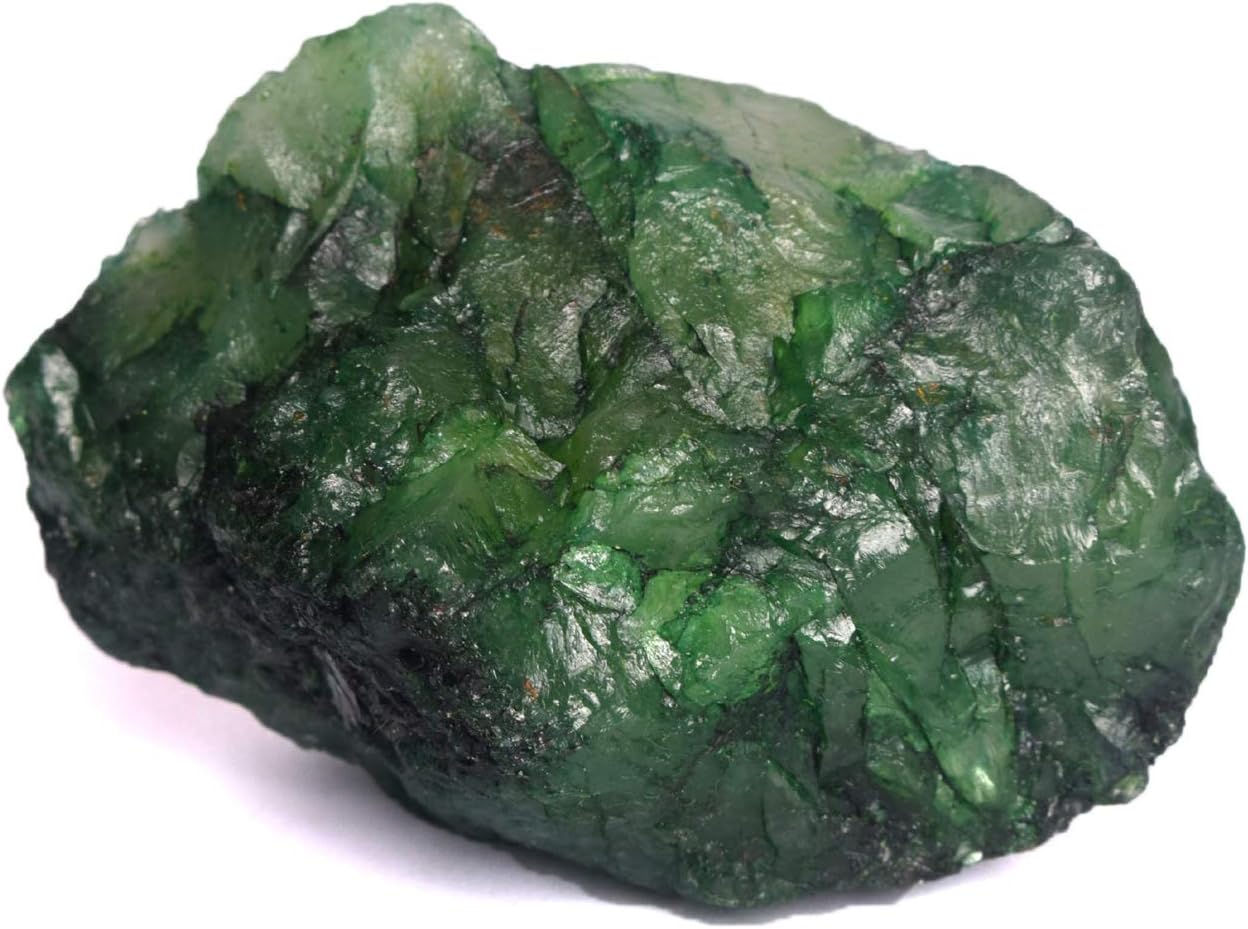 GEMHUB Loose Gemstones Real For Jewelry Making 610.00 Carat Rare Raw Rough Green Emerald Natural Gemstone for Jewelry Pendants