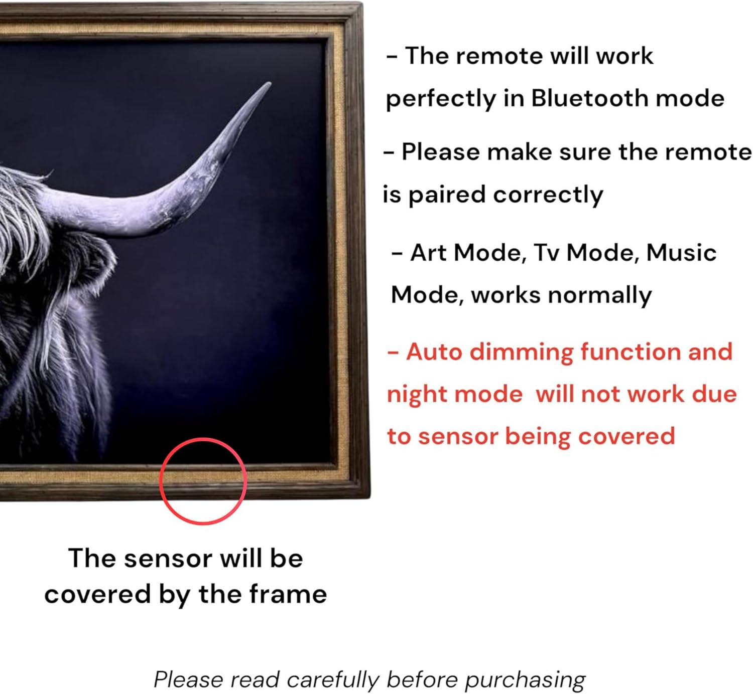 32, 43, 50 & 55 Inch Handmade wood ornate TV Frame for Samsung The Frame TV, Rustic Dark Wood Stain with Burlap fabric liner (not for use with other models) (55 INCH)