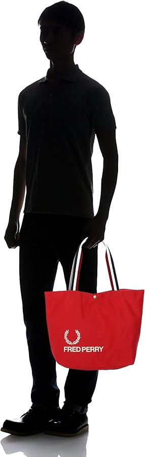 Amazon | [フレッドペリー] トートバッグ F9118 21TROPICAL REDxECRU