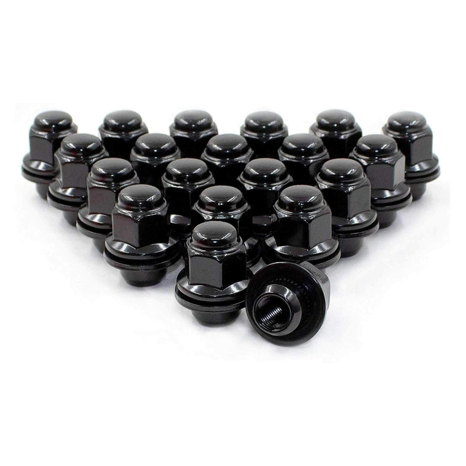Momtlck 20 Black Lug Nuts 12X1.25 for Outback 2000-2022 for Altima 1993-2021 for Crosstrek 2016-2022 for XV Crosstrek 2013-2015 for Sentra 1982-2022 for Versa 2007-2021 Wheel See Ad 901-86677
