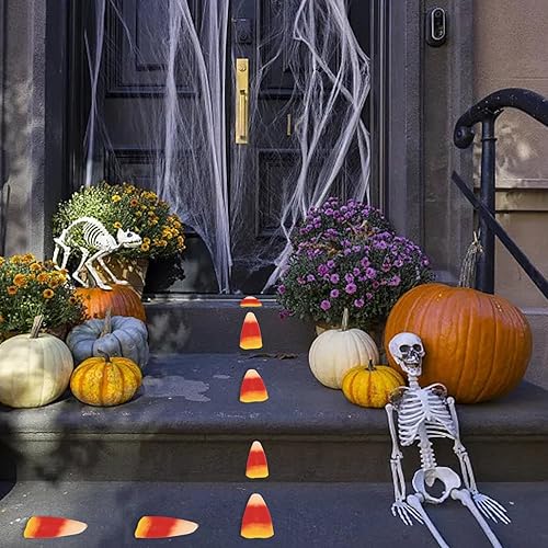 Miniatura 4 de Honbay 24 calcomanías decorativas de pared de PVC impermeables para Halloween, decoración de pared, decoración de pared, decoración de pared de