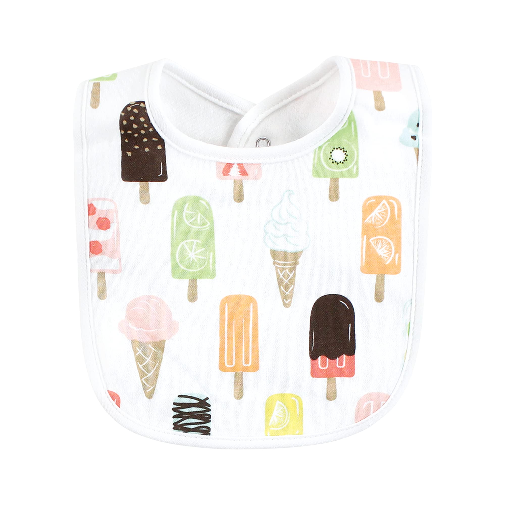 Touched by Nature Unisex Baby Lätzchen aus Bio-Baumwolle, Eis am Stiel, Einheitsgröße