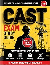 CAST Exam Study Guide 2026: Updated 2026-2027 All-in-One Prep for the EEI Construction and Skilled Trades Test | Master All Sections in 2 Weeks | 1000 Practice Questions, 10 Full Tests