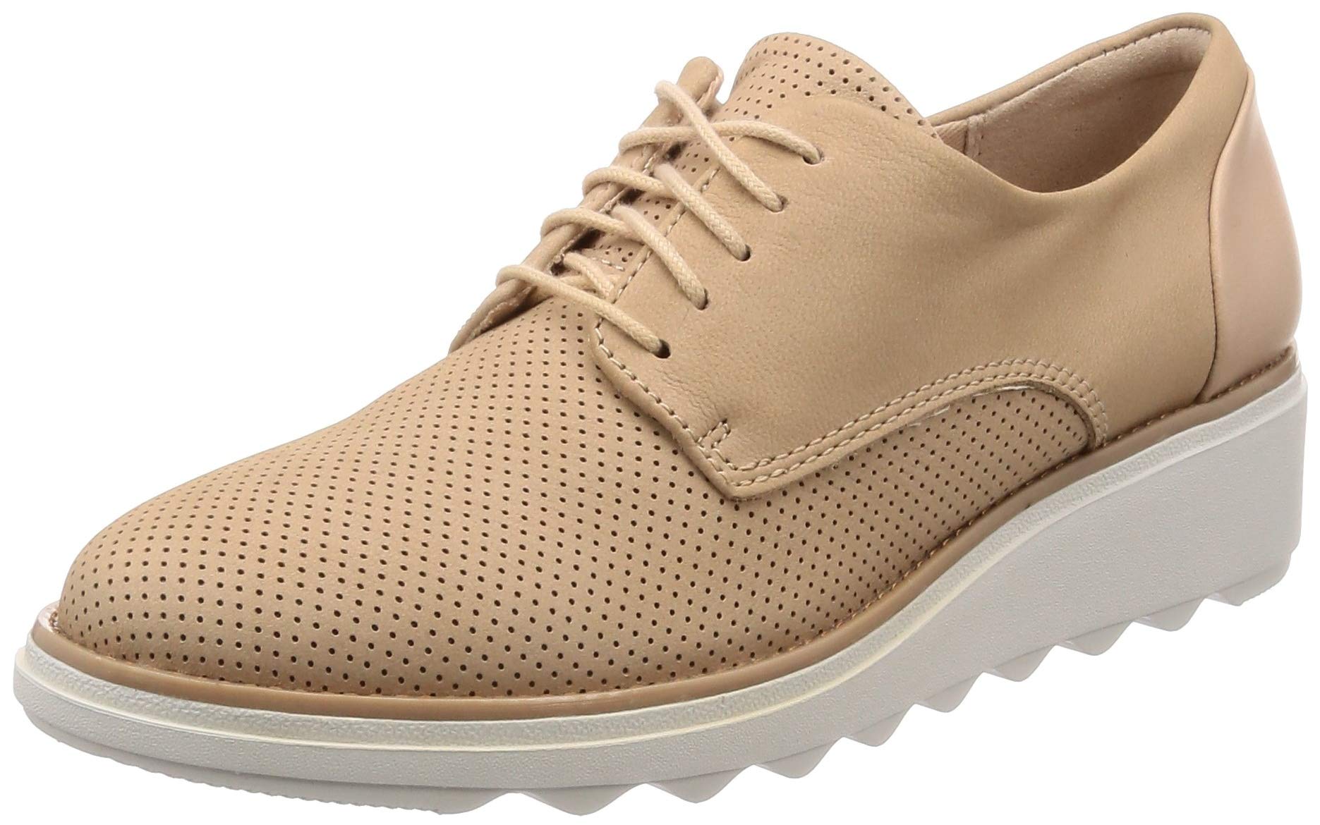 Clarks Sharon Crystal, Zapatos de Cordones Mujer