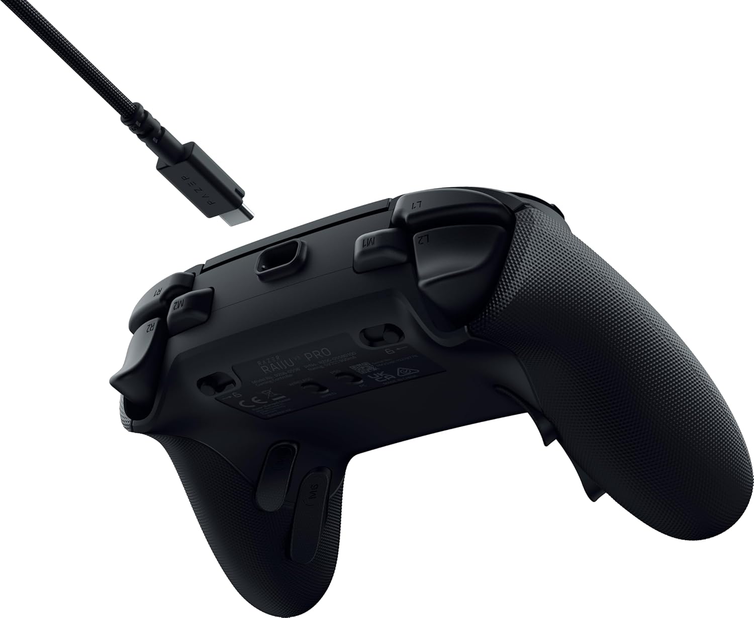Razer Raiju V3 Pro Wireless E-Sport Controller for PlayStation 5 and PC - 4 Detachable Buttons and 2 Claw Grip Buffers - TMR Analogue Sticks - Pro HyperTrigger | Black