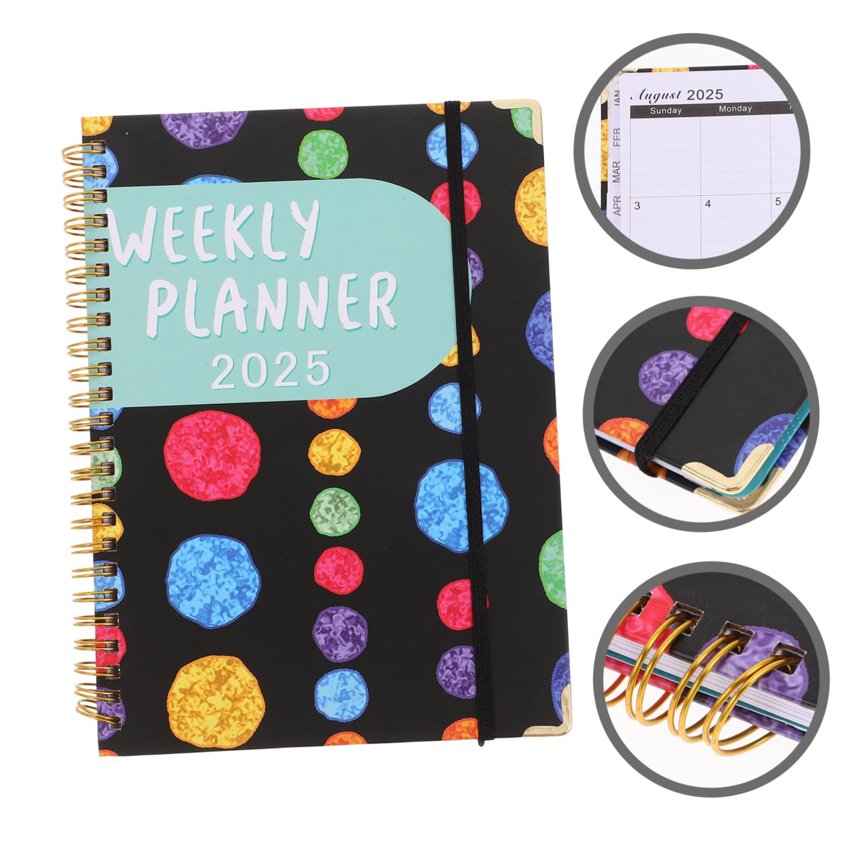 3 Piezas Planificador Académico con Cuaderno de Planificación Mensual Agenda Diaria con Páginas Universitarias para Estudiantes y Profesionales Material Escolar Imprescindible