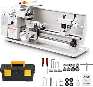 VEVOR Metal Lathe 8 x 16 in 650W Benchtop Lathe Machine with Variable Speed