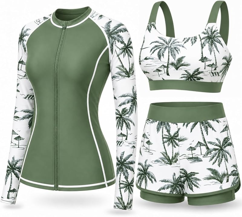 Conjunto de protección contra erupciones de 3 piezas con pantalones cortos de 3''