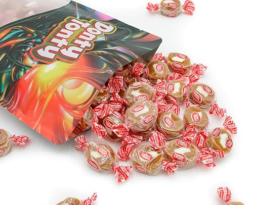 Miniatura 6 de GOETZE'S CARAMEL CREAMS Candy 1 lb  Bolsa a granel, caramelo suave masticable, sabor vainilla, centro de crema decadente, envuelto individualmente