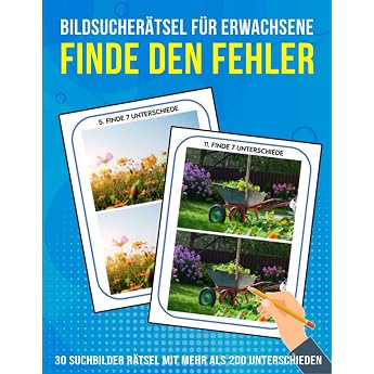 Find the error - Image search puzzle for adults: 30 search images puzzles with more than 200 differences