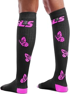 Compression Socks for Women | Women`s Knee Support Stockings for Running, Shin Splints, Maternity, Recovery, Nurses