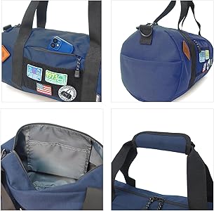 Amazon | ボストンバッグ ワッペン付 カスタマイズ 2WAY ショルダー