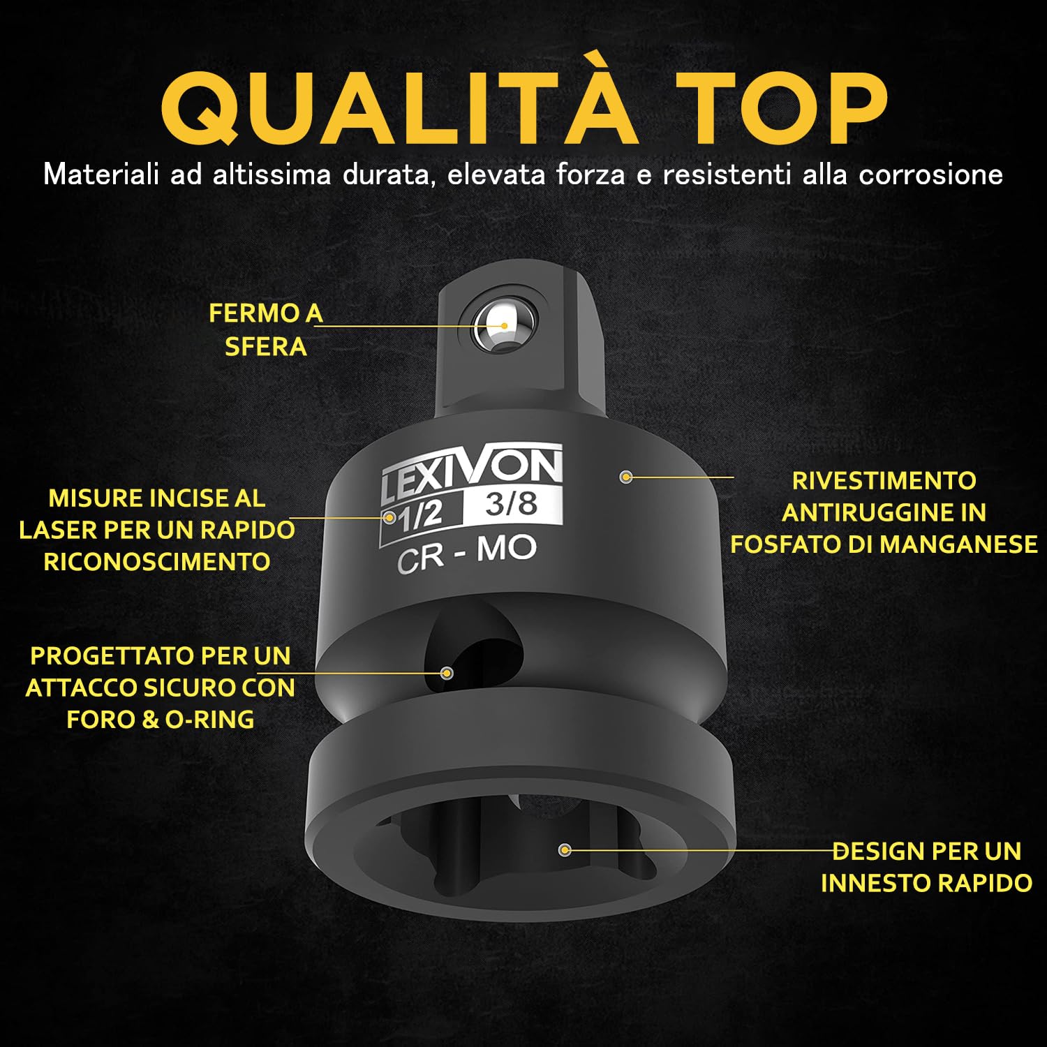 Bluespot 40 Pc 1/4" & 3/8" Drive Socket Set Metric Imperial Ratchet Extension - Foto 13