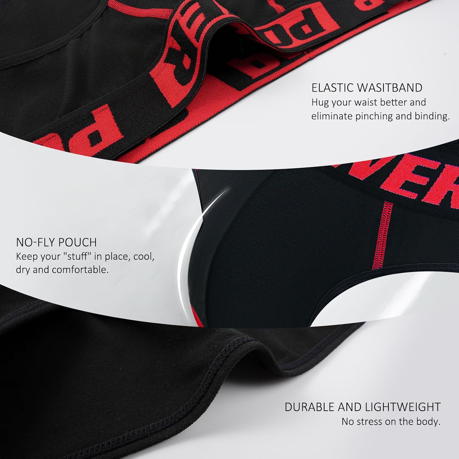 HOOFESAN Men's Underwear Briefs Pack Breathable Coverd Waistband Stretch Support Briefs Underpants 8 Pack