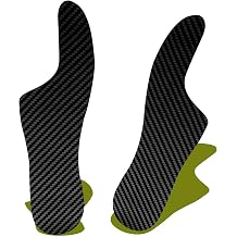 Mortons Extension Orthotic, Carbon Fiber Insole1 Pair, Turf Toe Plate Rigid Shoe Insert for Mortons Toe, Turf Toe, Arthritis, Hallux Rigidus, Broken Big Toe, Alternative to Turf Toe Brace,265mm