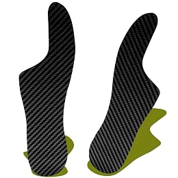 Morton's Extension Orthotic, Carbon Fiber Insole(1 Pair), Turf Toe Plate Rigid Shoe Insert for Morton's Toe, Turf Toe, Arthritis, Hallux Rigidus, Broken Big Toe, Alternative to Turf Toe Brace,215mm