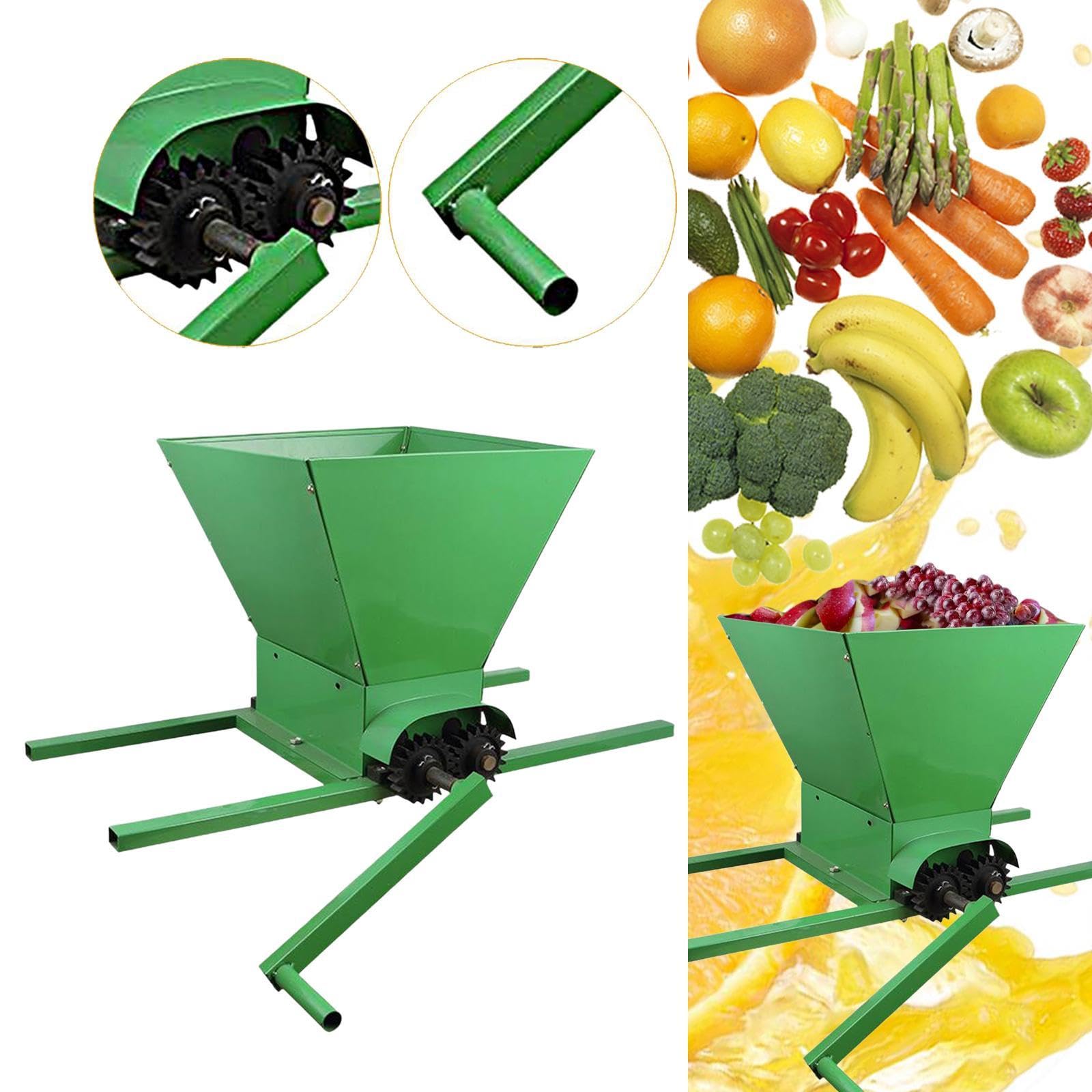 Trituradora De Frutas Para Prensado De Sidra | hierro resistente, fácil de usar, tamaño compacto, cuchillas eficientes