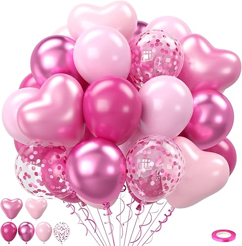 Miniatura 24 de Globos Arcoíris, 60 Piezas Globos Coloridos, Globos Rosa Fuerte Mate Verde Azulado Azul Verde Naranja Amarillo Dorado Para Cumpleaños Baby Shower