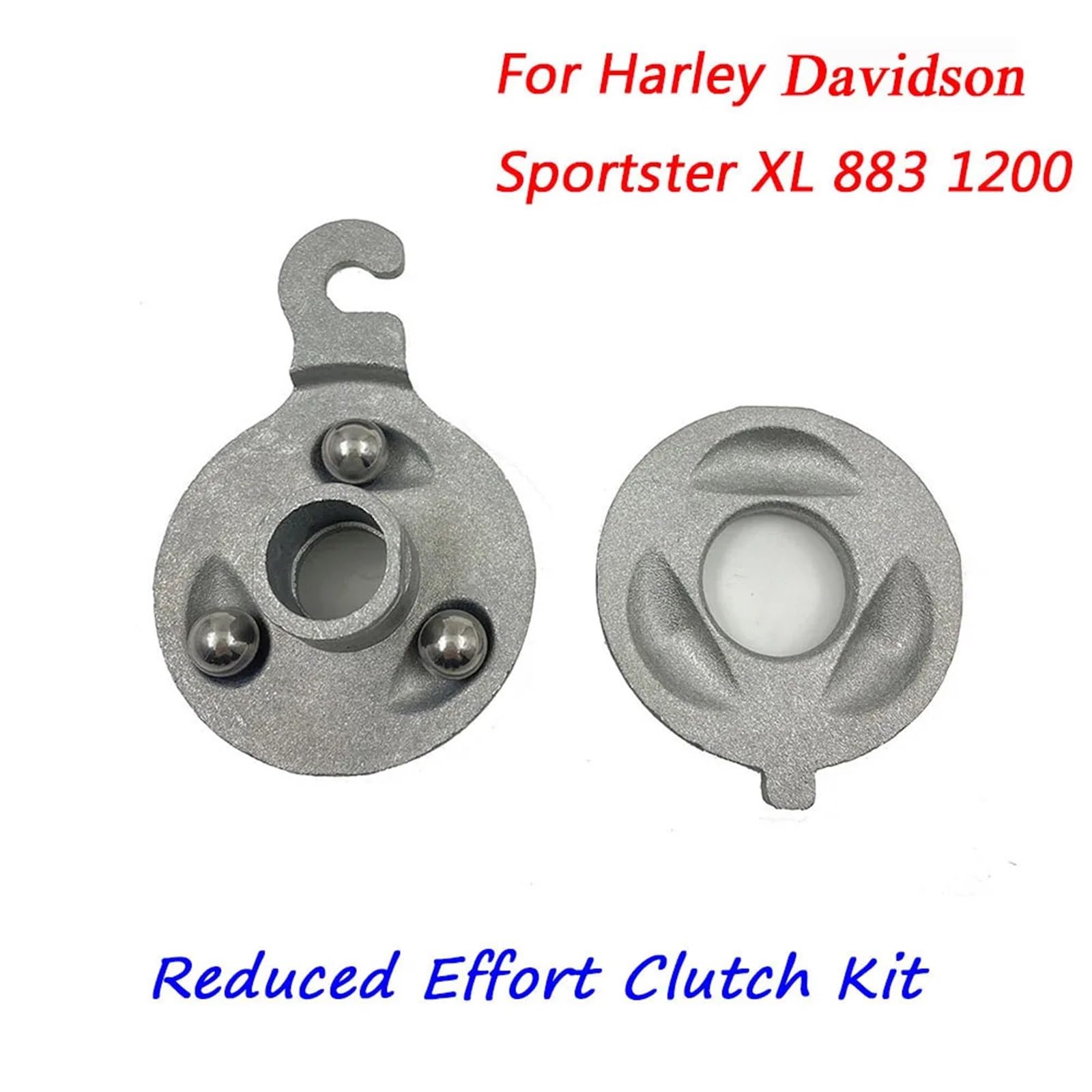 Sprzęgło wariatora Łatwy w użyciu, srebrny metalowy element sterujący sprzęgłem, pasuje do motocykli Harley Davidson Sportster XL 883 1200 1994-2022