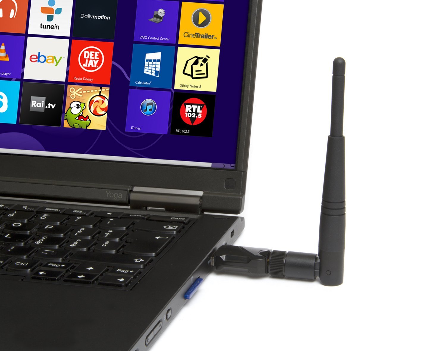 Hamlet HNW600ACU karta sieciowa WLAN 600 Mbit/s - karty sieciowe (bezprzewodowe, USB, WLAN, Wi-Fi 5 (802.11ac), 600 Mbit/s, czarny)