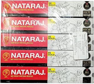 NATRAJ 621 Pencils – Extra Dark Writing Pencils | Superior Graphite, Smooth Writing & Long-Lasting Performance | Pack of 4... Price In India