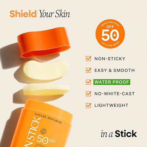 Miniatura 3 de NATURE REPUBLIC CALIFORNIA ALOE FRESH POWDERY SUN STICK Amplio Espectro SPF50+ (no probado en animales)