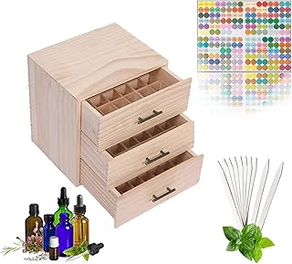 RoseFlower Wooden Essential Oil Storage Box Home Fragrance C