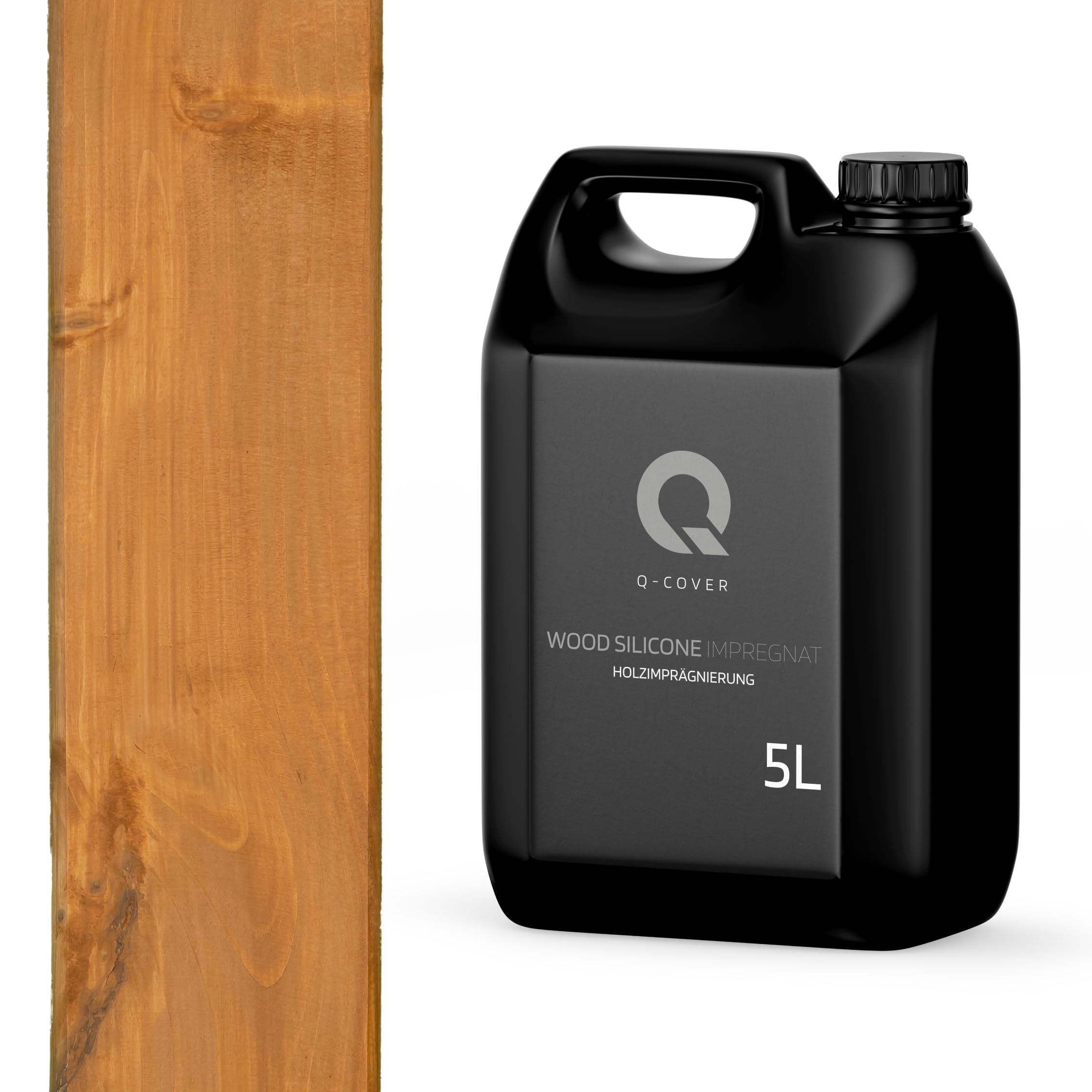 Impregnante Colorato per Legno 2 in 1 Quercia 5L Protezione UV Idrorepellente per Interno ed Esterno
